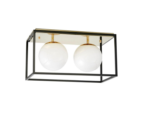 Потолочная люстра Lumina Deco Maldini LDC 8060-2 F.GD+BK Потолочная люстра Lumina Deco Maldini LDC 8060-2 F.GD+BK