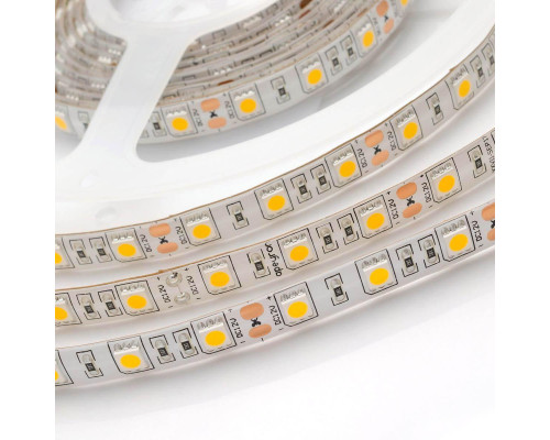 Светодиодная влагозащищенная лента Apeyron 14,4W/m 60Led/m 5050SMD дневной белый 5M 00-144 Светодиодная влагозащищенная лента Apeyron 14,4W/m 60Led/m 5050SMD дневной белый 5M 00-144