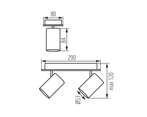 Спот Kanlux EVALO EL-2I W-SR 35692 Спот Kanlux EVALO EL-2I W-SR 35692