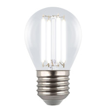 Лампа светодиодная Uniel E27 4W 4000K прозрачная LED-G45-4W/4000K/E27/CL GLY01TR UL-00011941