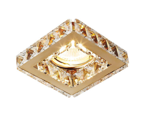 Встраиваемый светильник Ambrella light Crystal K110 CL/G Встраиваемый светильник Ambrella light Crystal K110 CL/G