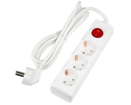 Удлинитель Uniel Ultra 3гн х 2м с/з S-GCU3-2B White UL-00010015 Удлинитель Uniel Ultra 3гн х 2м с/з S-GCU3-2B White UL-00010015