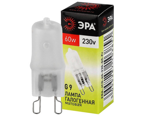 Лампа галогенная ЭРА G9 60W 2700K матовая G9-JCD-60-230V-FR C0027364 Лампа галогенная ЭРА G9 60W 2700K матовая G9-JCD-60-230V-FR C0027364