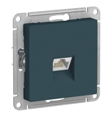 Розетка компьютерная RJ45 Systeme Electric AtlasDesign 5e кат UTP изумруд ATN000883