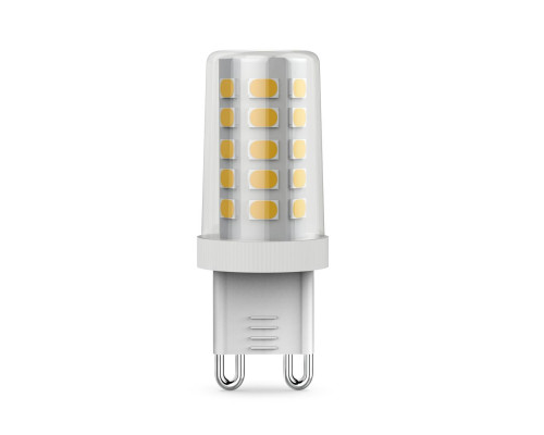 Лампа светодиодная Gauss G9 3,5W 3000К прозрачная 107009105