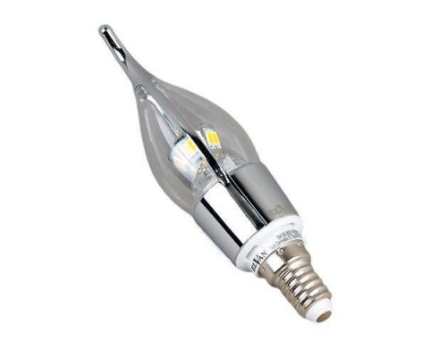 Лампа светодиодная Elvan E14 5W 3000K прозрачная E14-5W-3000K-Q100A-SL