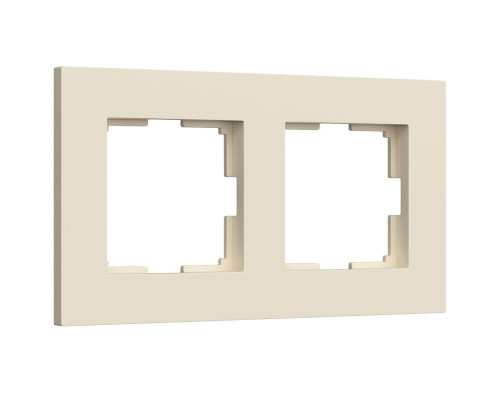 Рамка на 2 поста Werkel Slab айвори матовый W0022962 4690389193392 Рамка на 2 поста Werkel Slab айвори матовый W0022962 4690389193392