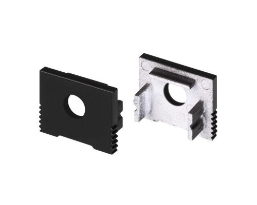 Набор заглушек Arlight SL-Slim-H13M Black с отверстием 032998 Набор заглушек Arlight SL-Slim-H13M Black с отверстием 032998