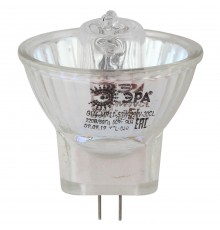 Лампа галогенная ЭРА GU4 50W 3000K прозрачная GU4-MR11-50W-220V-30 CL Б0044095