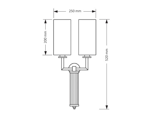 Настенный светильник KUTEK MOOD Empoli EMP-K-2(T)