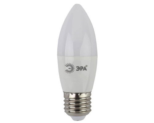Лампа светодиодная ЭРА E27 9W 2700K матовая LED B35-9W-827-E27 Б0027971 Лампа светодиодная ЭРА E27 9W 2700K матовая LED B35-9W-827-E27 Б0027971