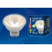 Лампа светодиодная Uniel GU4 3W 3000K прозрачная LED-MR11-3W/WW/GU4 GLZ21TR UL-00001700