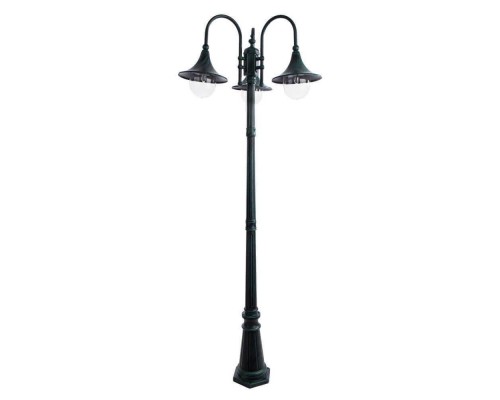 Садово-парковый светильник Arte Lamp Malaga A1086PA-3BG