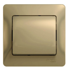 Выключатель одноклавишный Systeme Electric Glossa 10A 250V титан GSL000412
