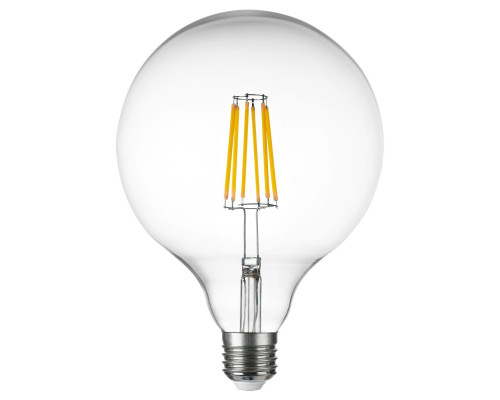 Лампа светодиодная филаментная Lightstar LED Filament E27 10W 3000K груша прозрачная 933202 Лампа светодиодная филаментная Lightstar LED Filament E27 10W 3000K груша прозрачная 933202