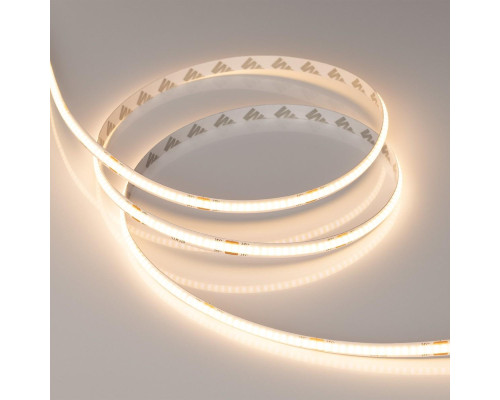 Светодиодная лента Arlight 8W/m 320LED/m CSPSMD теплый белый 5M COB-X320-8mm 24V Warm3000 039022 Светодиодная лента Arlight 8W/m 320LED/m CSPSMD теплый белый 5M COB-X320-8mm 24V Warm3000 039022