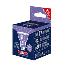 Лампа светодиодная Volpe GU10 7W 6500K матовая LED-JCDR-7W/6500K/GU10/NR UL-00011001