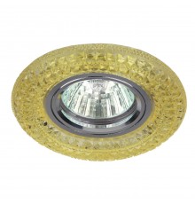 Встраиваемый светильник ЭРА LED с подсветкой DK LD3 YL/WH Б0028092