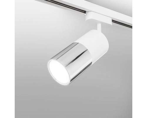 Трековый светодиодный светильник Elektrostandard Avantag белый матовый/хром 6W LTB27 a047018
