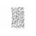 Зеркало Art Home Decor Tetris YJ358 CR 140х85 см Серебристый