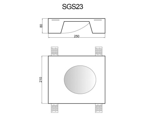 Встраиваемый светильник Artpole SGS23 Встраиваемый светильник Artpole SGS23