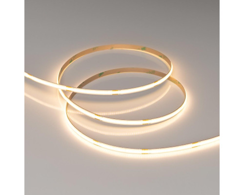 Светодиодная лента Arlight 6W/m 480LED/m CSPSMD теплый белый 4M COB-X480-6mm 24V Warm2700 039055 Светодиодная лента Arlight 6W/m 480LED/m CSPSMD теплый белый 4M COB-X480-6mm 24V Warm2700 039055