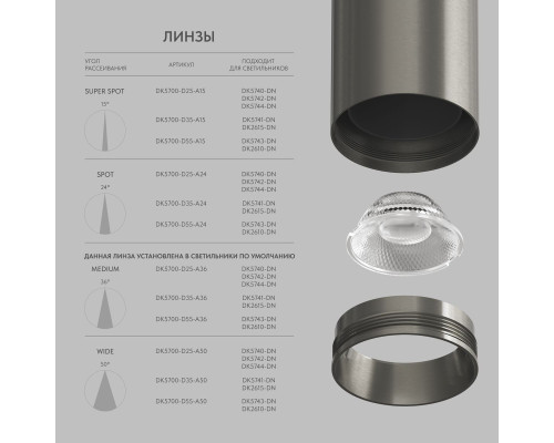 Потолочный светодиодный светильник Denkirs Shine Tube DK2615-DN