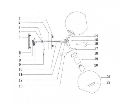 Бра Lightstar Beta 785626