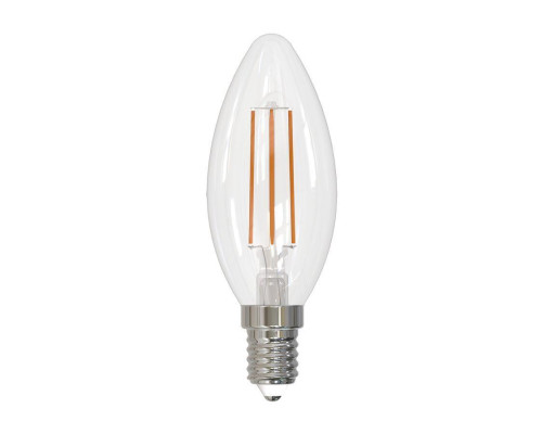 Лампа светодиодная филаментная Volpe E14 7W 3000K прозрачная LED-C35-7W/3000K/E14/CL/SLF UL-00008332 Лампа светодиодная филаментная Volpe E14 7W 3000K прозрачная LED-C35-7W/3000K/E14/CL/SLF UL-00008332