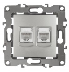 Розетка информационная 2XRJ45 ЭРА 12 12-3108-03 Б0014731