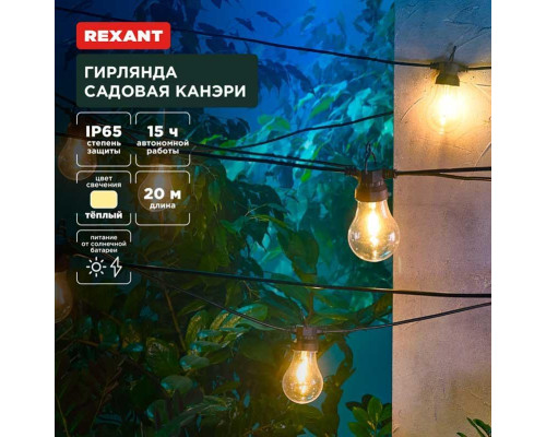 Уличная гирлядна REXANT 602-2423