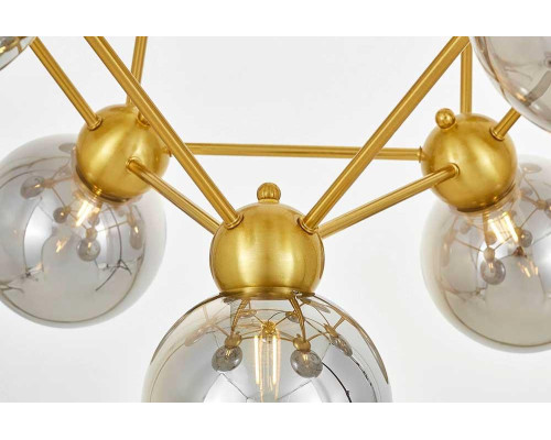 Подвесная люстра Lumina Deco Zodiak LDP 160N-12 MD+GY Подвесная люстра Lumina Deco Zodiak LDP 160N-12 MD+GY