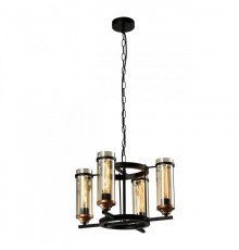 Подвесная люстра IMEX Temple MD.20541-4-P-BK+AB