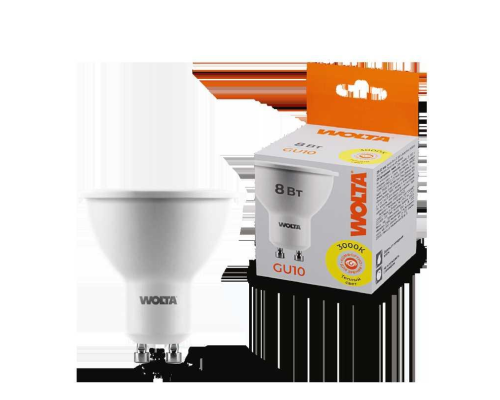 Светодиодная лампа WOLTA 25YPAR16-230-8GU10 Светодиодная лампа WOLTA 25YPAR16-230-8GU10