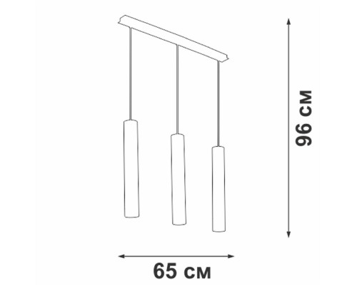 Подвесная люстра Vitaluce V4641-2/3S