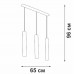 Подвесная люстра Vitaluce V4641-2/3S