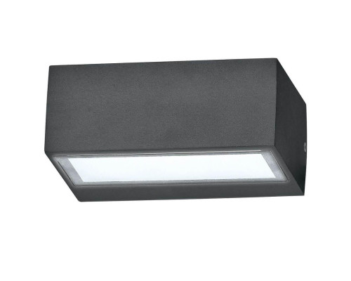 Уличный настенный светильник Ideal Lux Twin Ap1 Big Antracite 115368