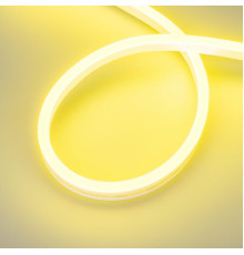 Гибкий неон Arligh 10W/m 120LED/m 2835SMD лимонный желтый 5M AURORA-PS-A120-16x8mm 24V Lemon 036693