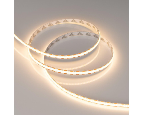 Светодиодная лента Arlight 9W/m 400LED/m CSPSMD теплый белый 2,5M COB-X400-8mm 12V Warm3000 039045