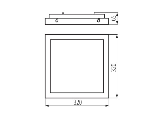 Потолочный светодиодный светильник Kanlux TYBIA M 25W-NW-SE GY 24646 Потолочный светодиодный светильник Kanlux TYBIA M 25W-NW-SE GY 24646