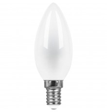 Лампа светодиодная Feron E14 11W 2700K Свеча Матовая LB-713 38005