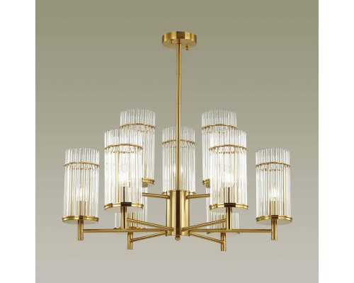 Подвесная люстра Odeon Light Midcent Formia 4809/9 Подвесная люстра Odeon Light Midcent Formia 4809/9