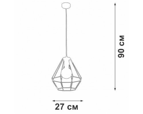 Подвесной светильник Vitaluce V4190-8/1S