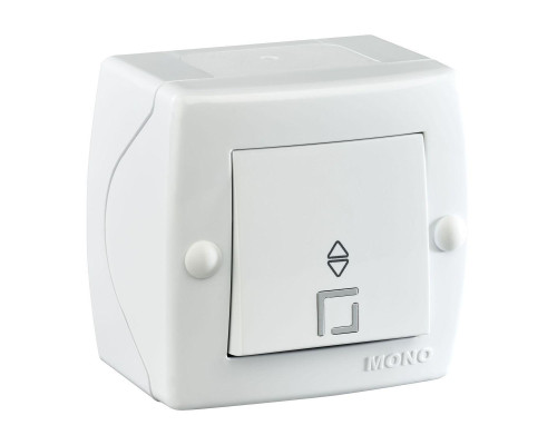 Выключатель Mono Electric Octans IP20 одноклавишный проходной белый 104-010101-109 Выключатель Mono Electric Octans IP20 одноклавишный проходной белый 104-010101-109