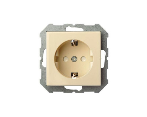 Розетка 2P+E Liregus Epsilon со шторками бежевый 28-0663 Розетка 2P+E Liregus Epsilon со шторками бежевый 28-0663