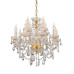 Подвесная люстра Lumina Deco Eliza LDP 7026-8+4 SL+GD