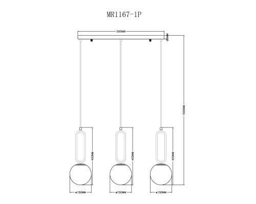 Подвесной светильник MyFar Pierre MR1167-1P Подвесной светильник MyFar Pierre MR1167-1P