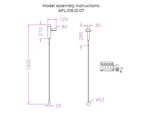Бра Aployt Aga APL.016.01.07