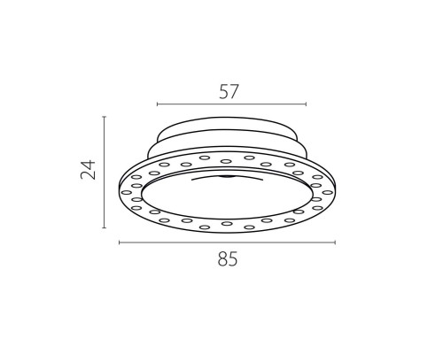 Рамка скрытого монтажа вогнутая д/светильников 0741х6 Spira Lightstar 074106-01 Рамка скрытого монтажа вогнутая д/светильников 0741х6 Spira Lightstar 074106-01