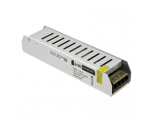 Блок питания SWG 24V 100W IP20 4,2A T-100-24 000300